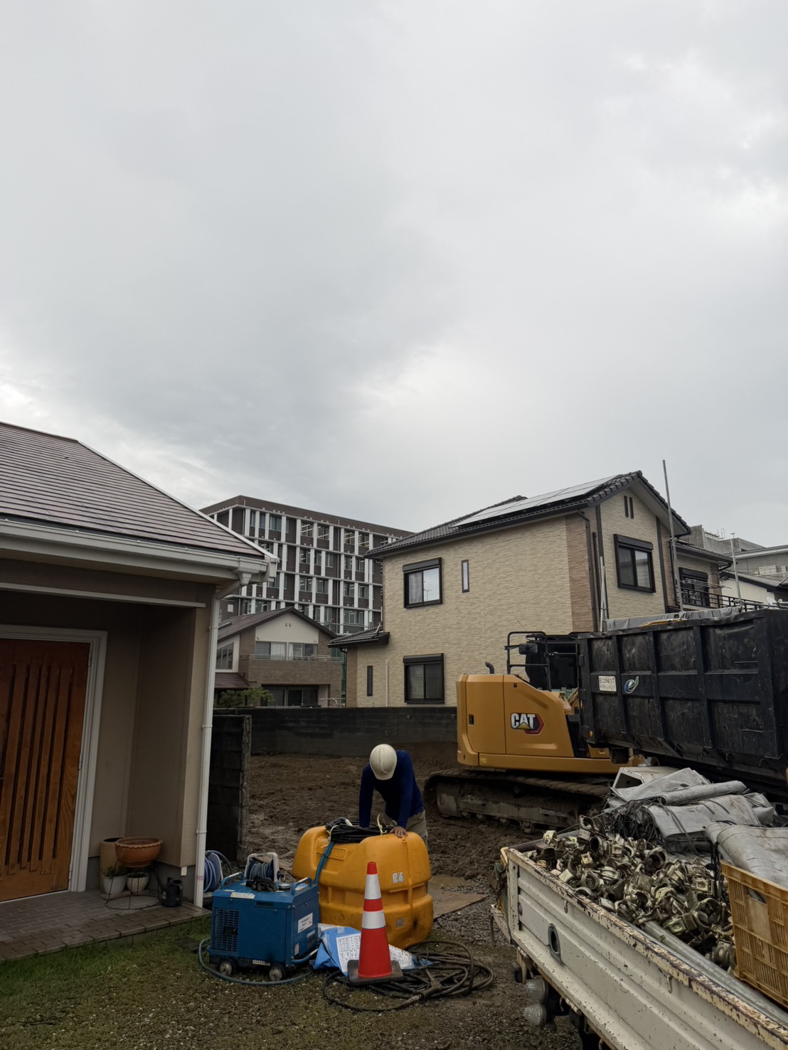 浜松市中央区向宿 一部撤去の様子2